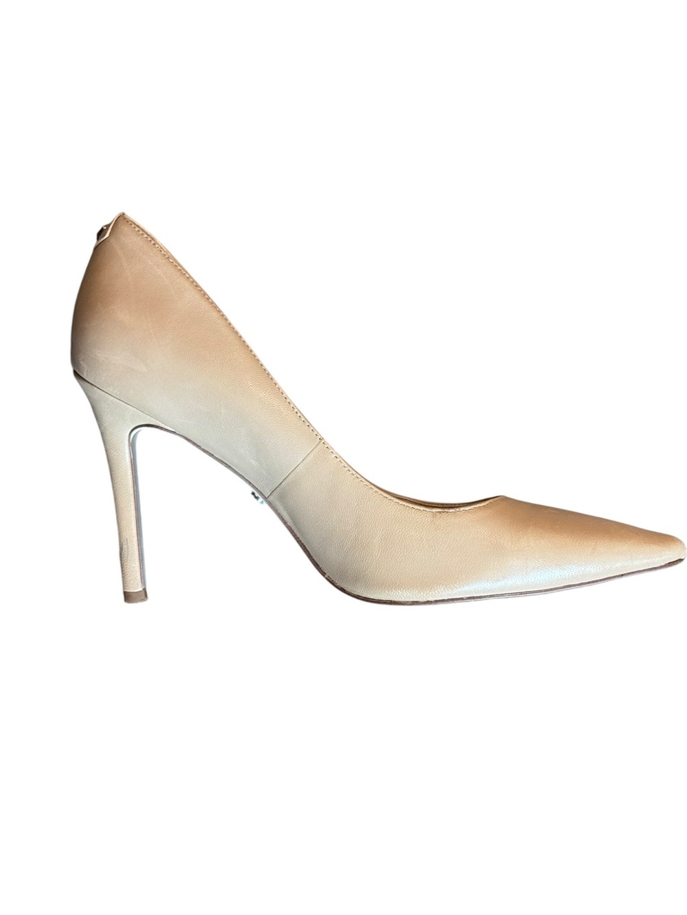 Sam Edelman Beige Pointed-Toe Stiletto Pump